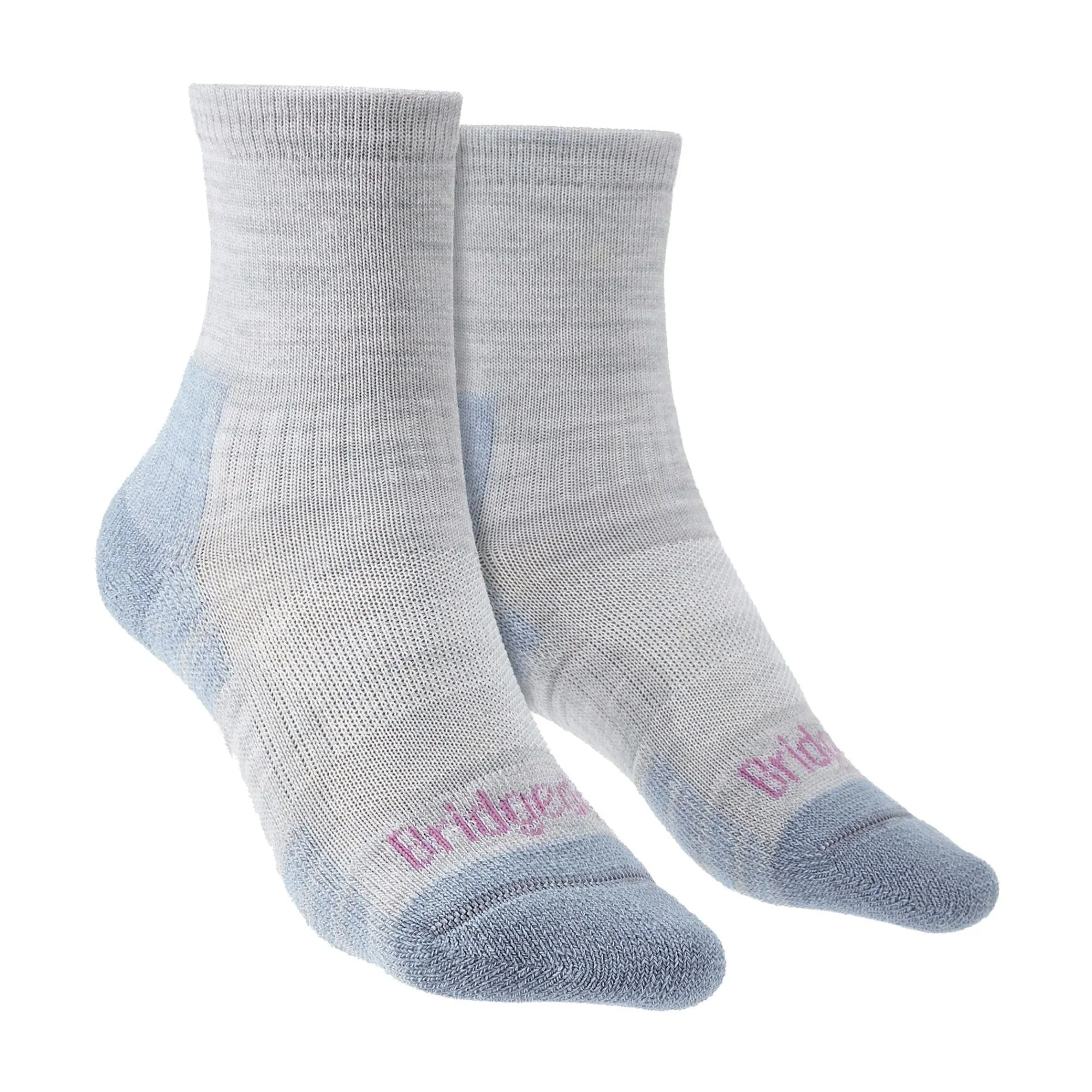 1 Pack Ladies Hiking Lightweight Merino Wool 3/4 Crew Socks