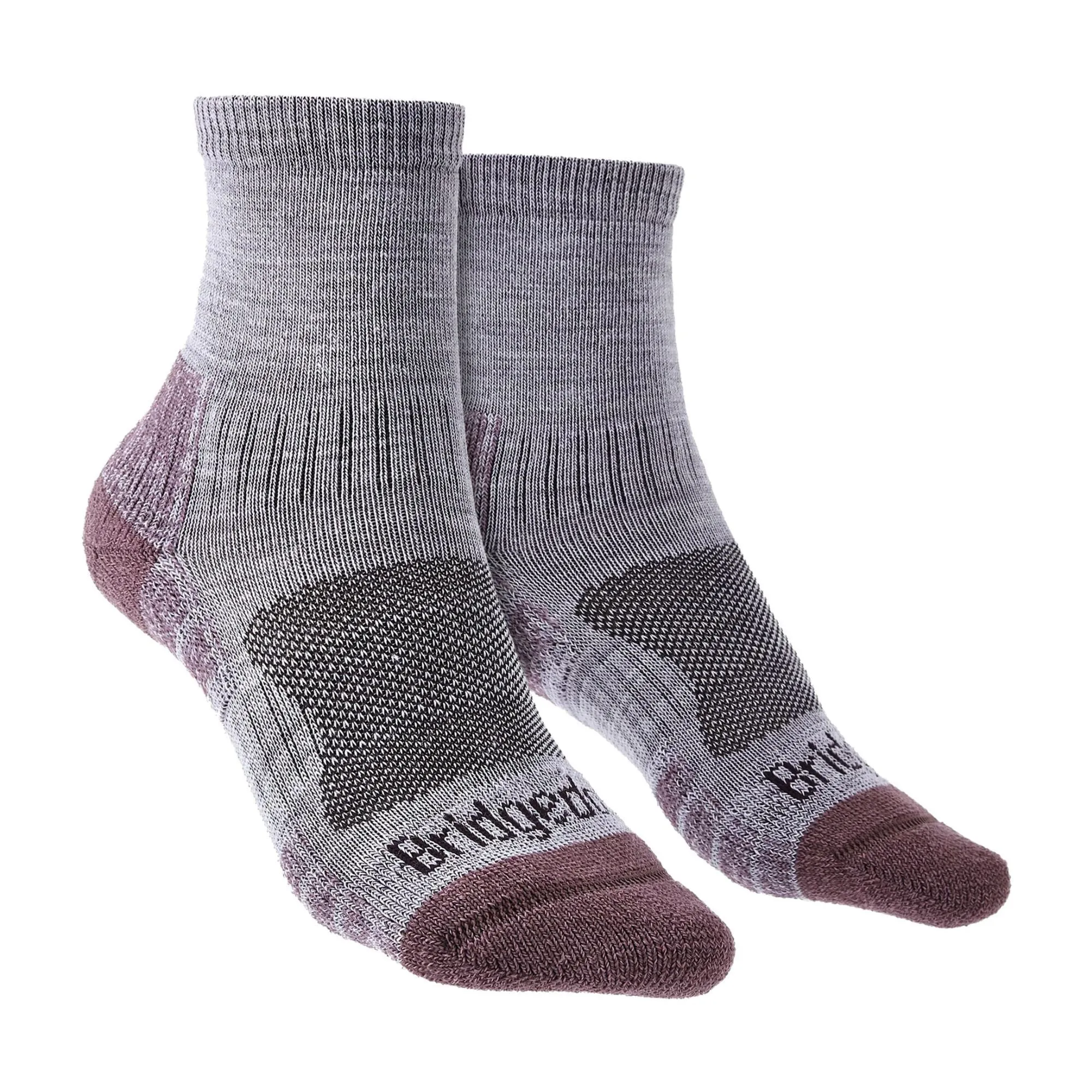 1 Pack Ladies Hiking Lightweight Merino Wool 3/4 Crew Socks