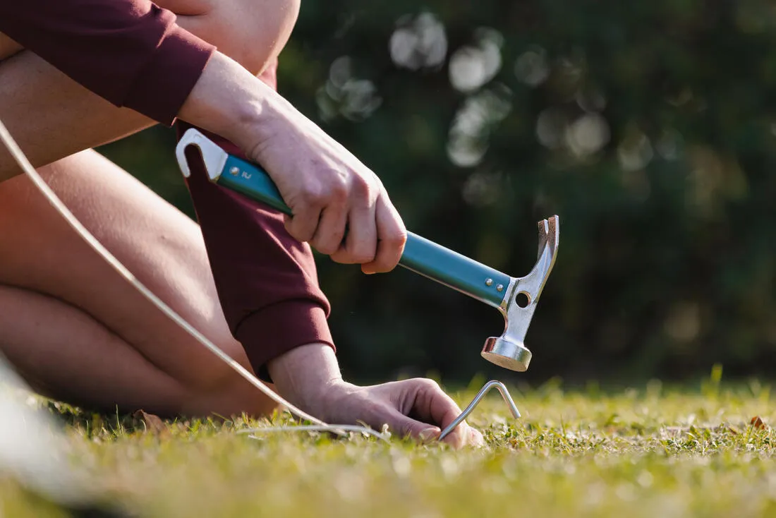 10 PIQUETS EN ACIER POUR TENTE  - TERRAINS VARIÉS