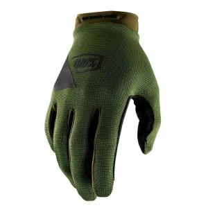 100% Ridecamp Long Finger Gloves - Fatigue