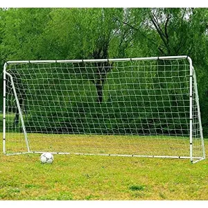 12' X 6' Powder Coated Steel Soccer Goal Portable Training Aid