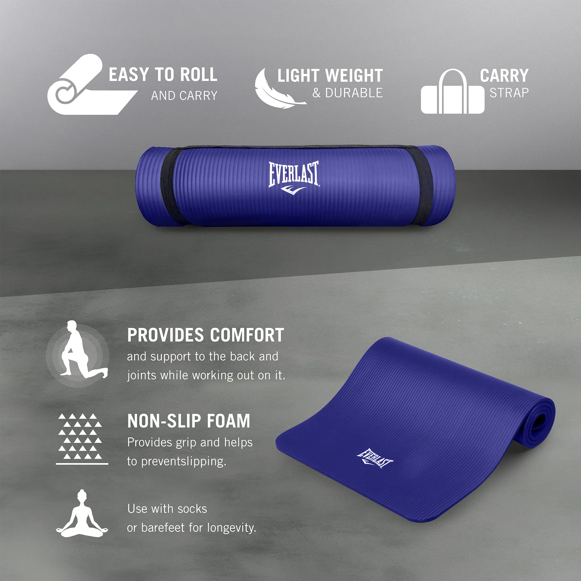 12MM NBR FITNESS MAT