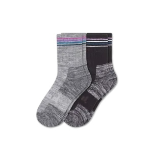 2 Pack - Women's Hiking Crew Pacas Socks