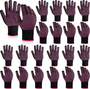 20 Pcs Heat Resistant Gloves Professional Heat Resistant Gloves for Hair Styling Curling Heat Resistant Work Gloves