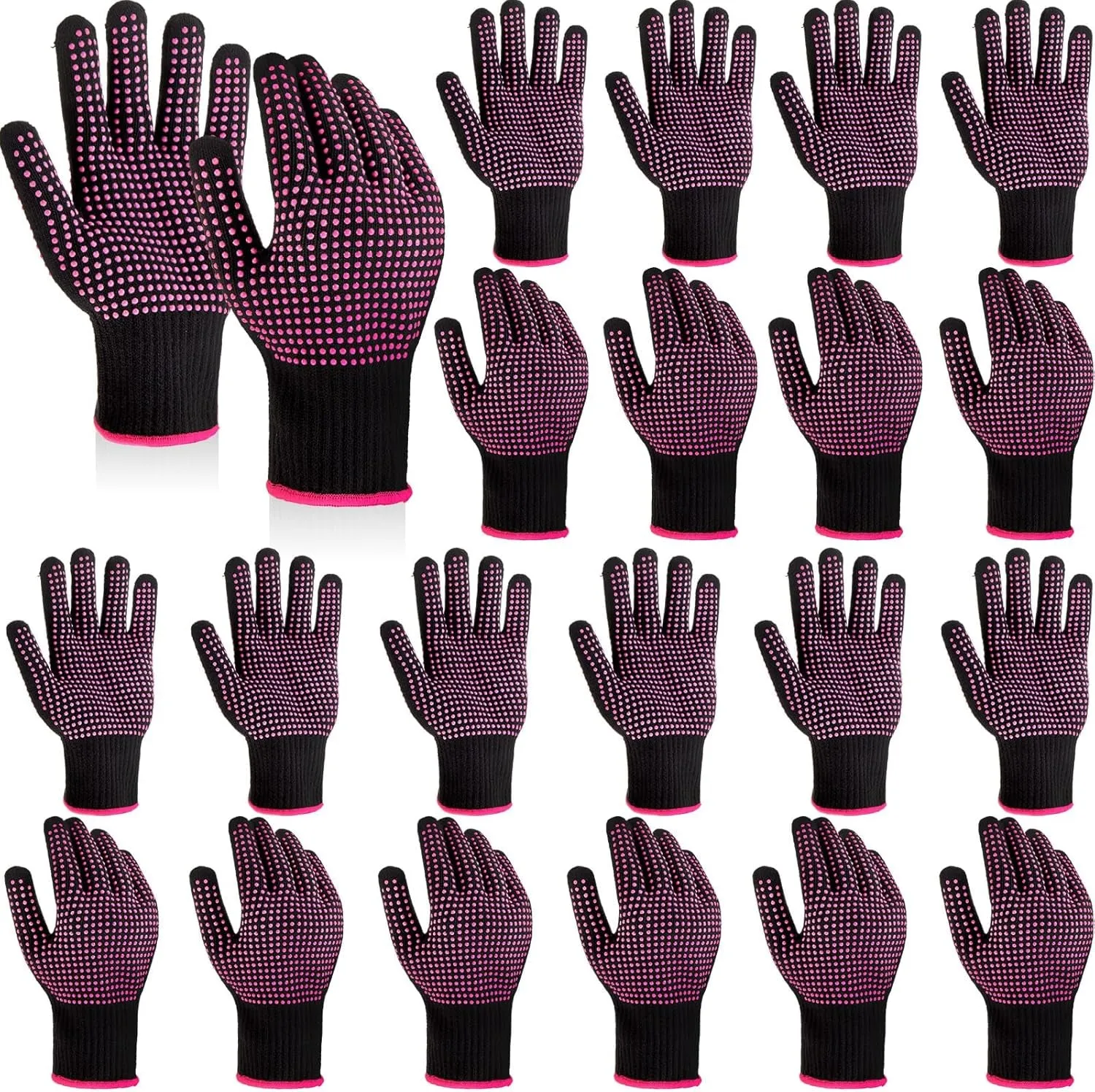 20 Pcs Heat Resistant Gloves Professional Heat Resistant Gloves for Hair Styling Curling Heat Resistant Work Gloves