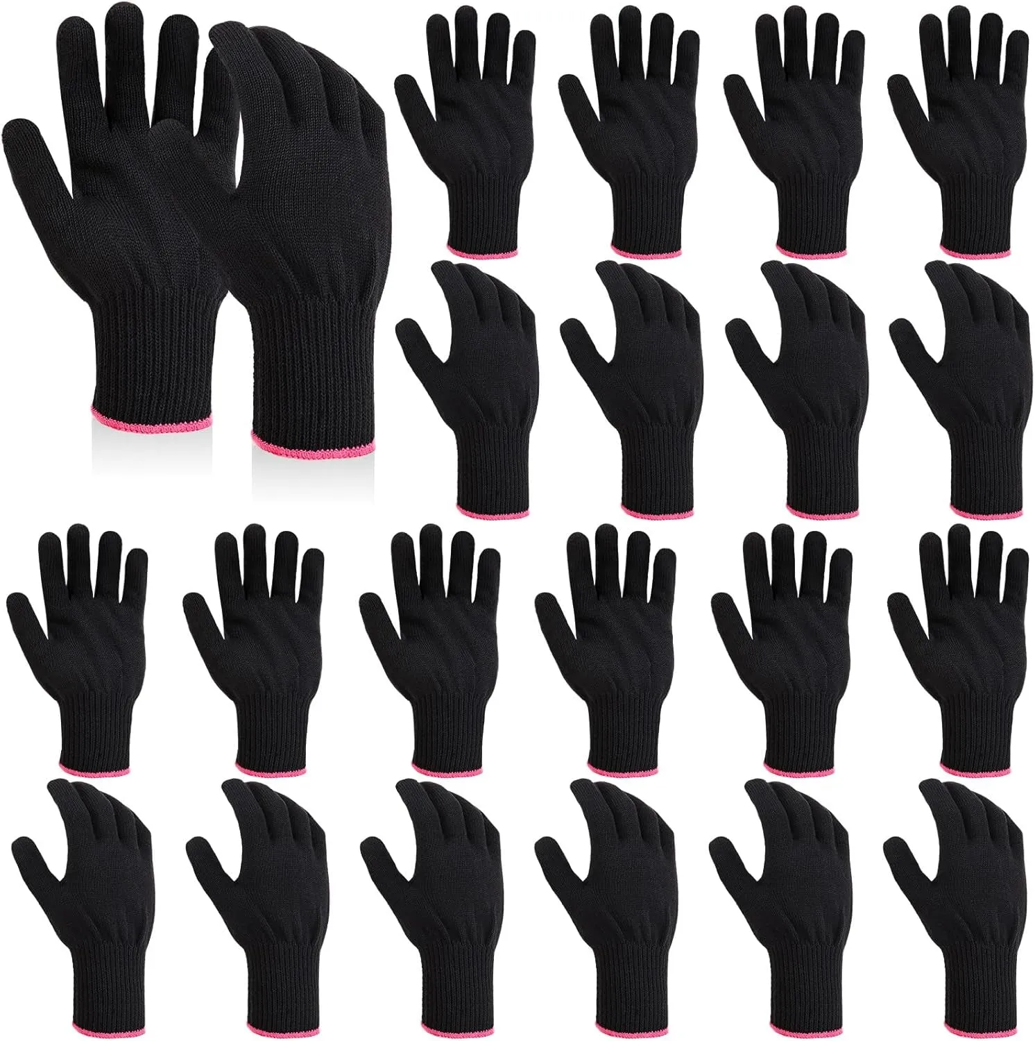 20 Pcs Heat Resistant Gloves Professional Heat Resistant Gloves for Hair Styling Curling Heat Resistant Work Gloves