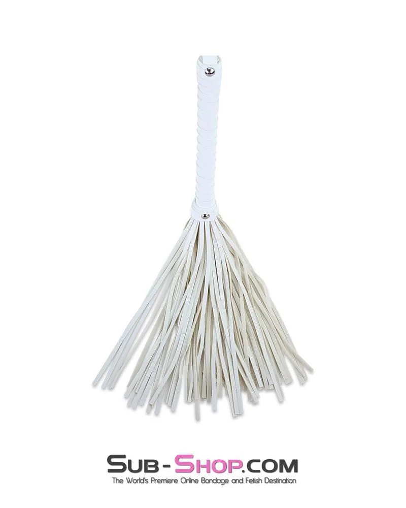 2507MQ      White Heavy Vegan Leather Whip