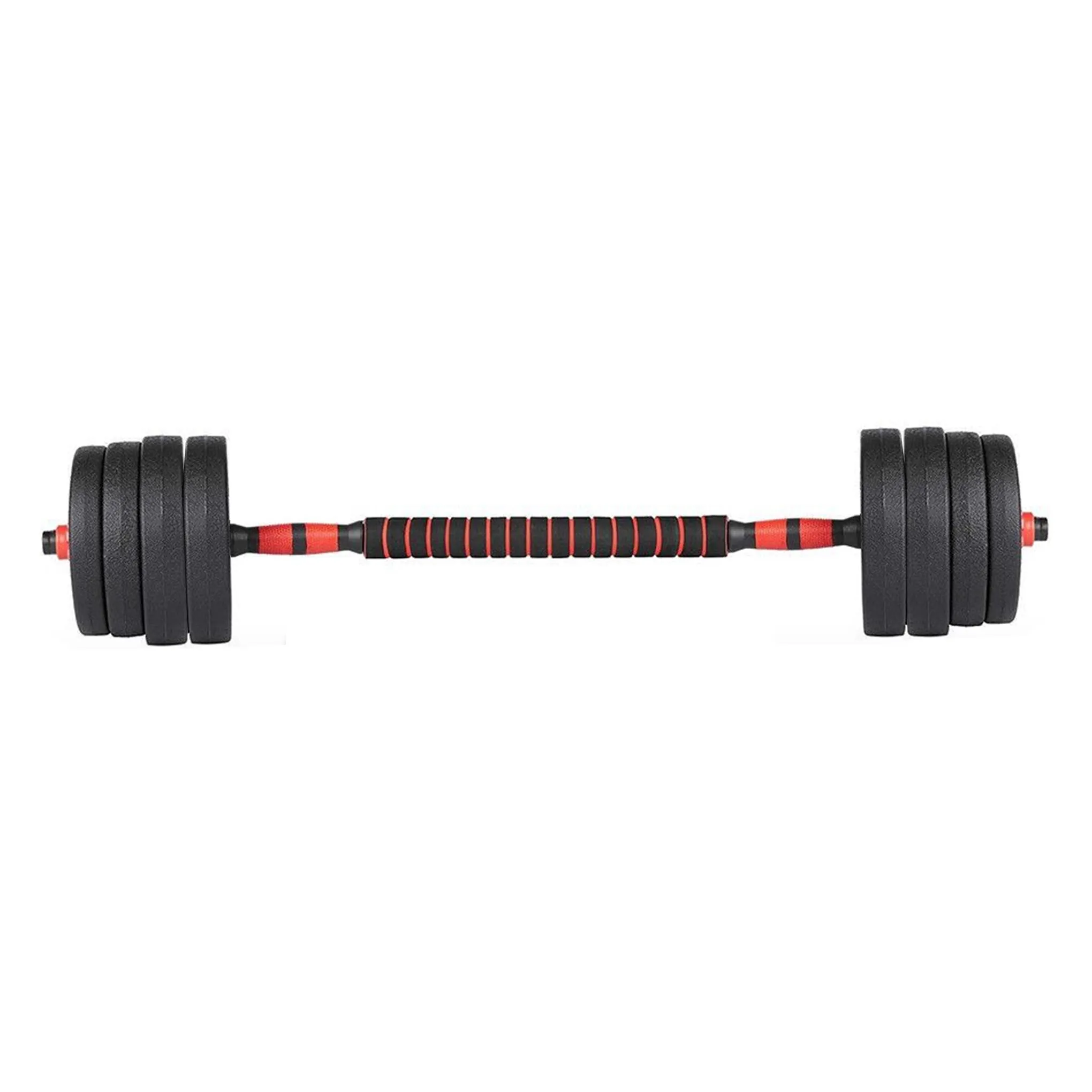 40KG VINYL BARBELL & DUMBBELL SET