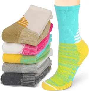 5-Pairs Cute Women's Hiking Walking Socks | ACTINPUT