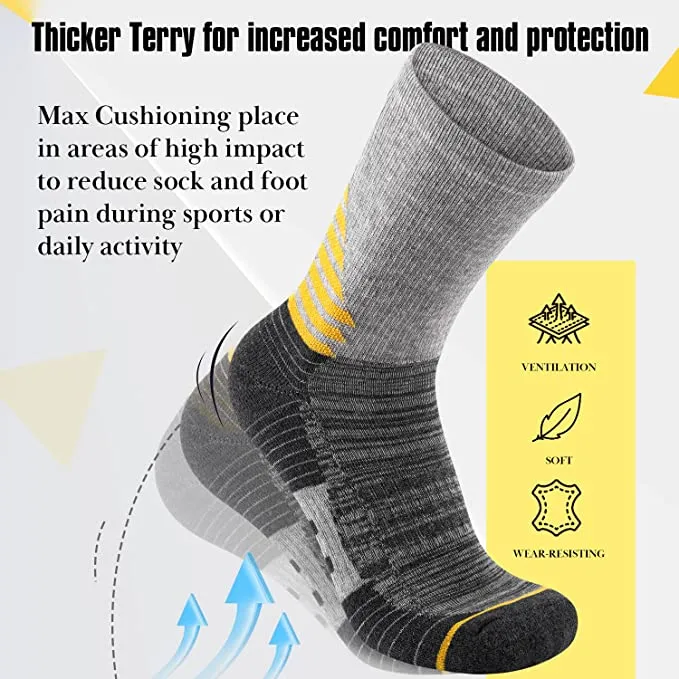 5-Pairs Cute Women's Hiking Walking Socks | ACTINPUT