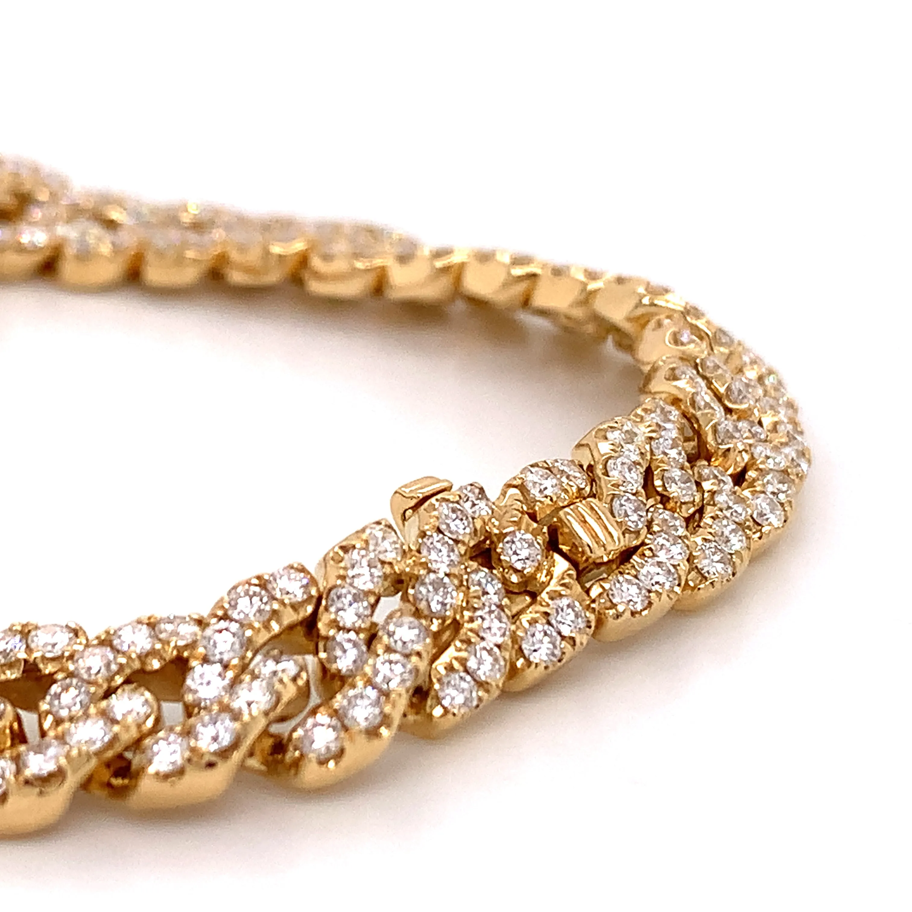 5.79ct tw Diamond Pave Set Link Bracelet