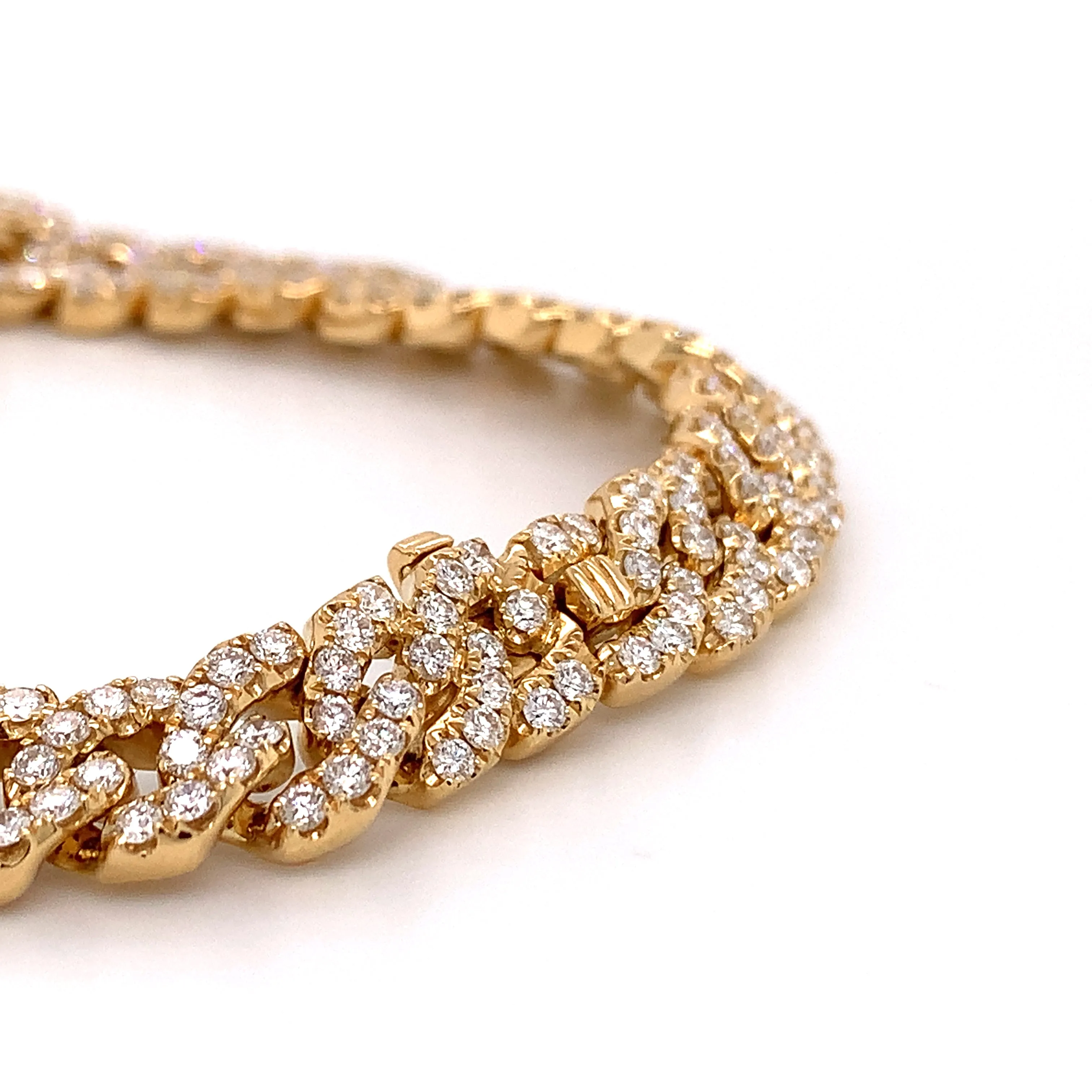 5.79ct tw Diamond Pave Set Link Bracelet