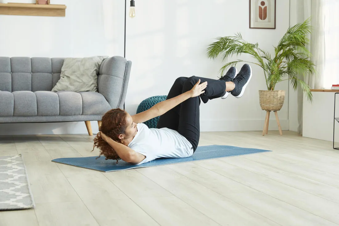 7 mm Fitness Mat Tone Mat - Blue