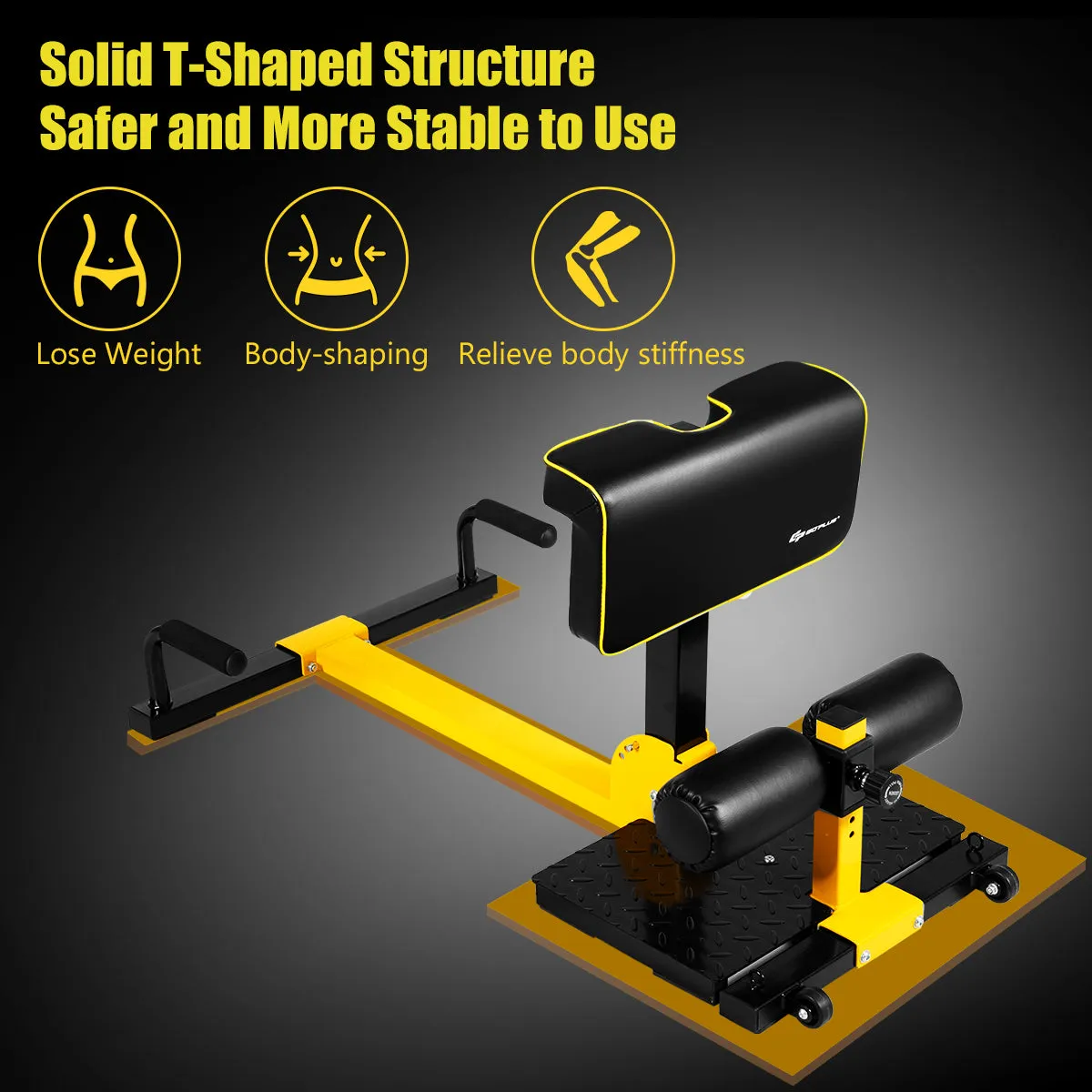 8-in-1 Multifunctional Squat Machine Deep Sissy Squat