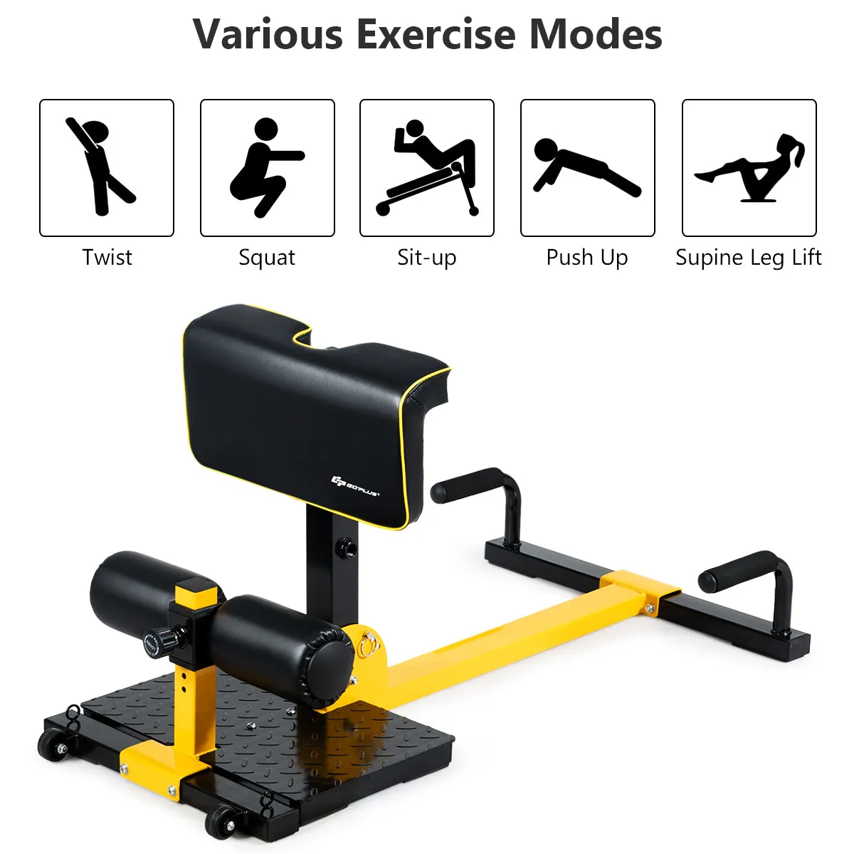 8-in-1 Multifunctional Squat Machine Deep Sissy Squat