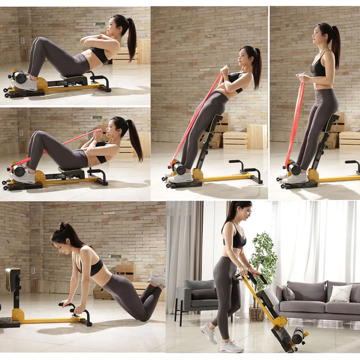 8-in-1 Multifunctional Squat Machine Deep Sissy Squat