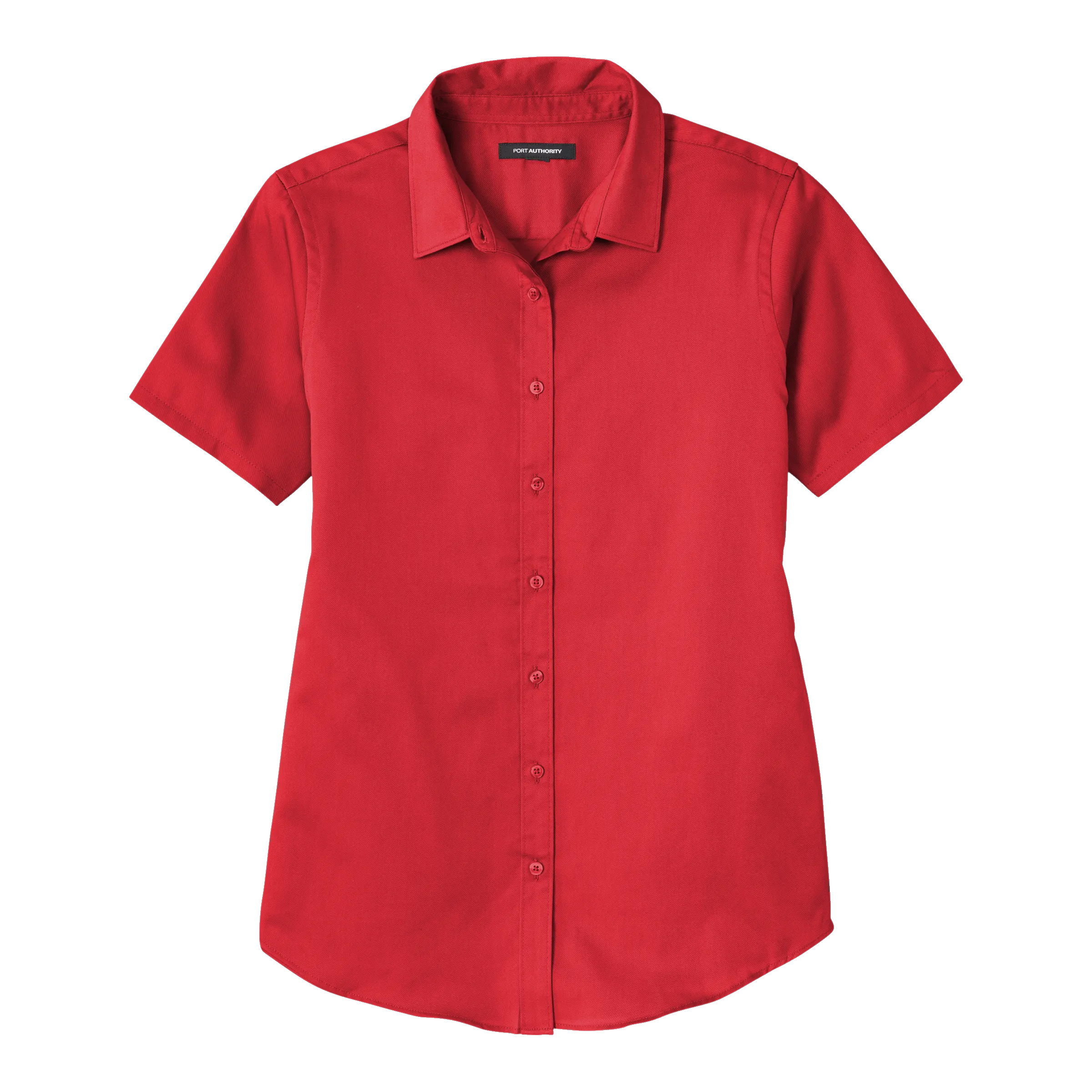 A2215W Ladies Short Sleeve SuperPro React Twill Shirt