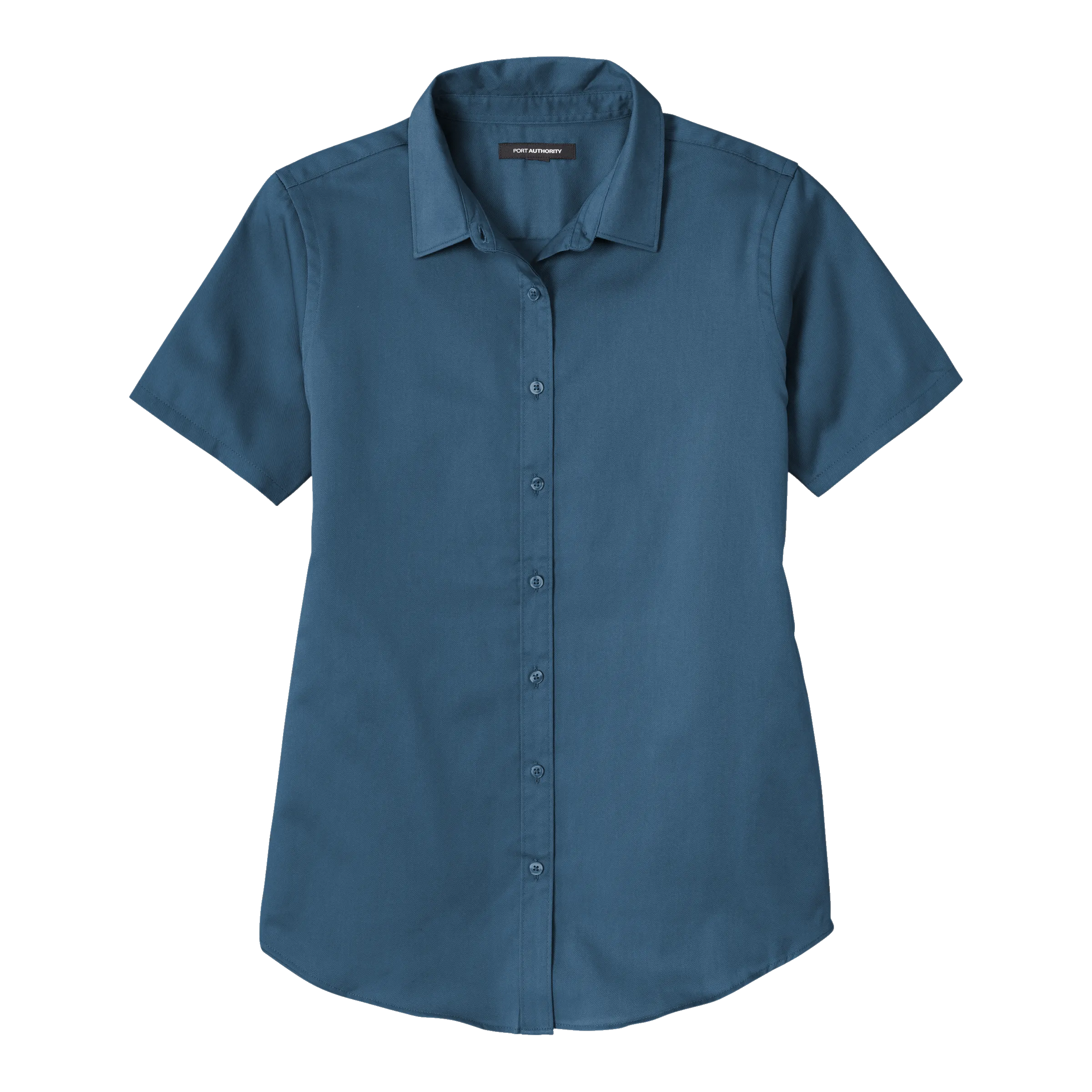 A2215W Ladies Short Sleeve SuperPro React Twill Shirt