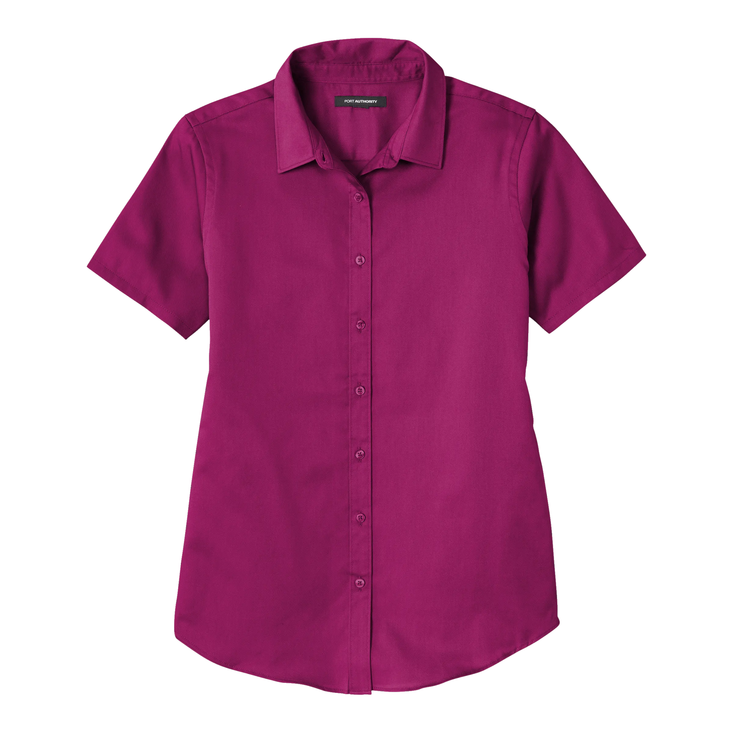 A2215W Ladies Short Sleeve SuperPro React Twill Shirt