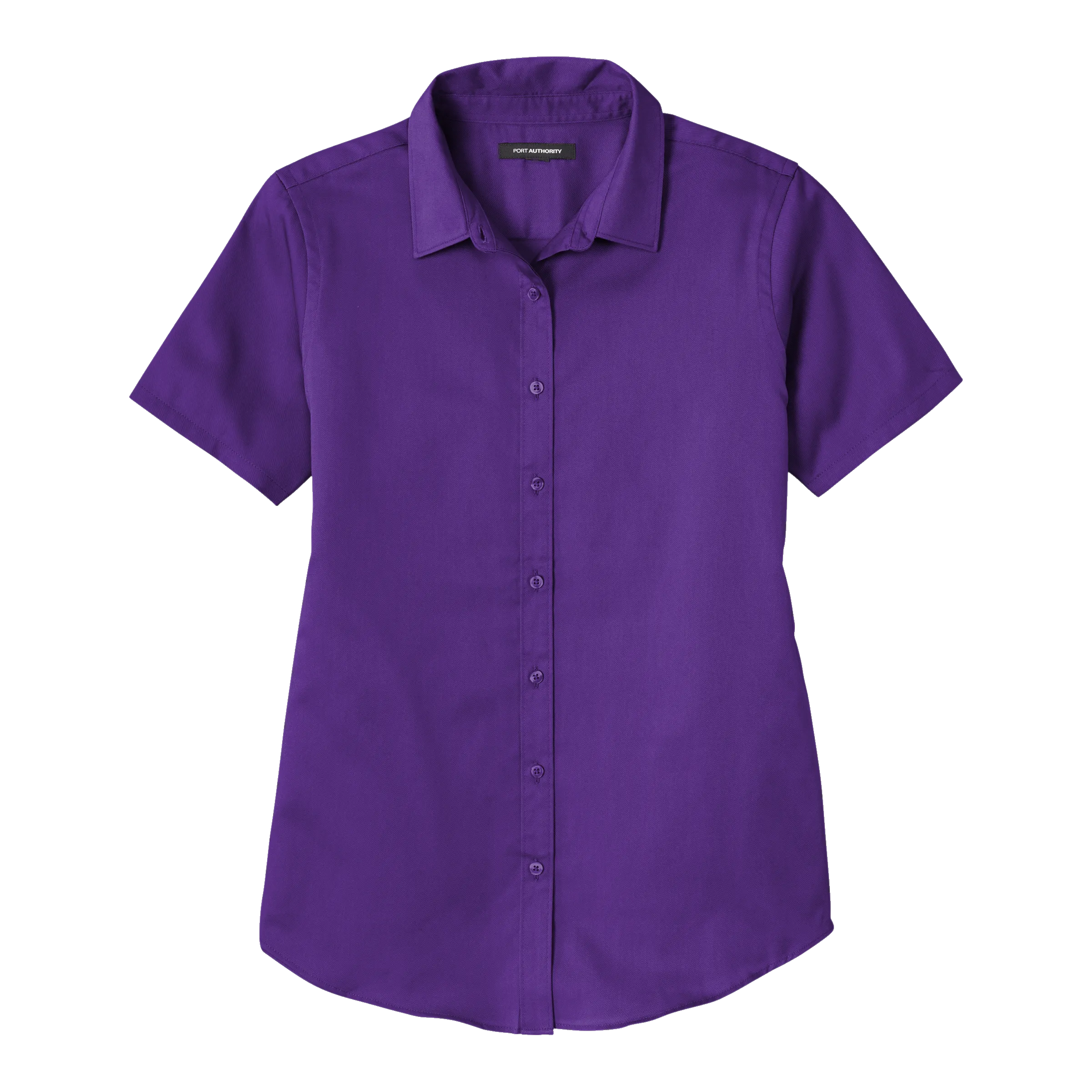 A2215W Ladies Short Sleeve SuperPro React Twill Shirt