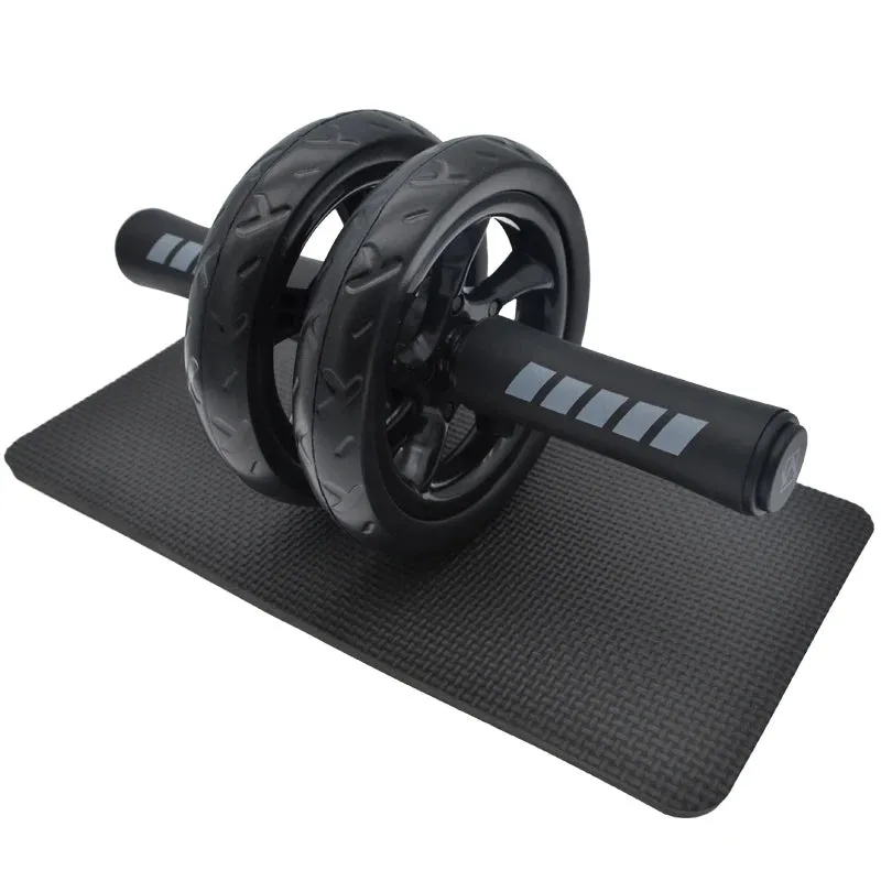 AB Roller Wheel Workout Equipment with Knee Pad & Resistance Bands for Core Training