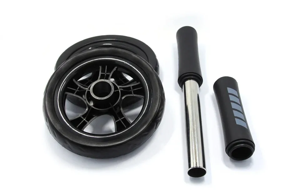 AB Roller Wheel Workout Equipment with Knee Pad & Resistance Bands for Core Training