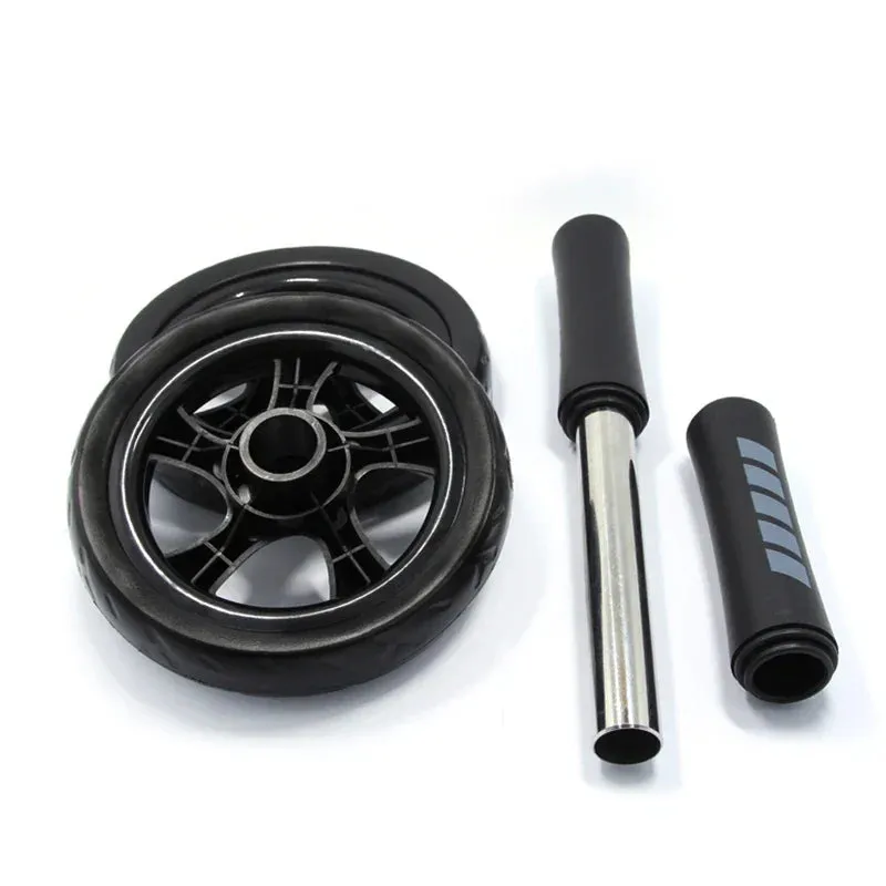 AB Roller Wheel Workout Equipment with Knee Pad & Resistance Bands for Core Training