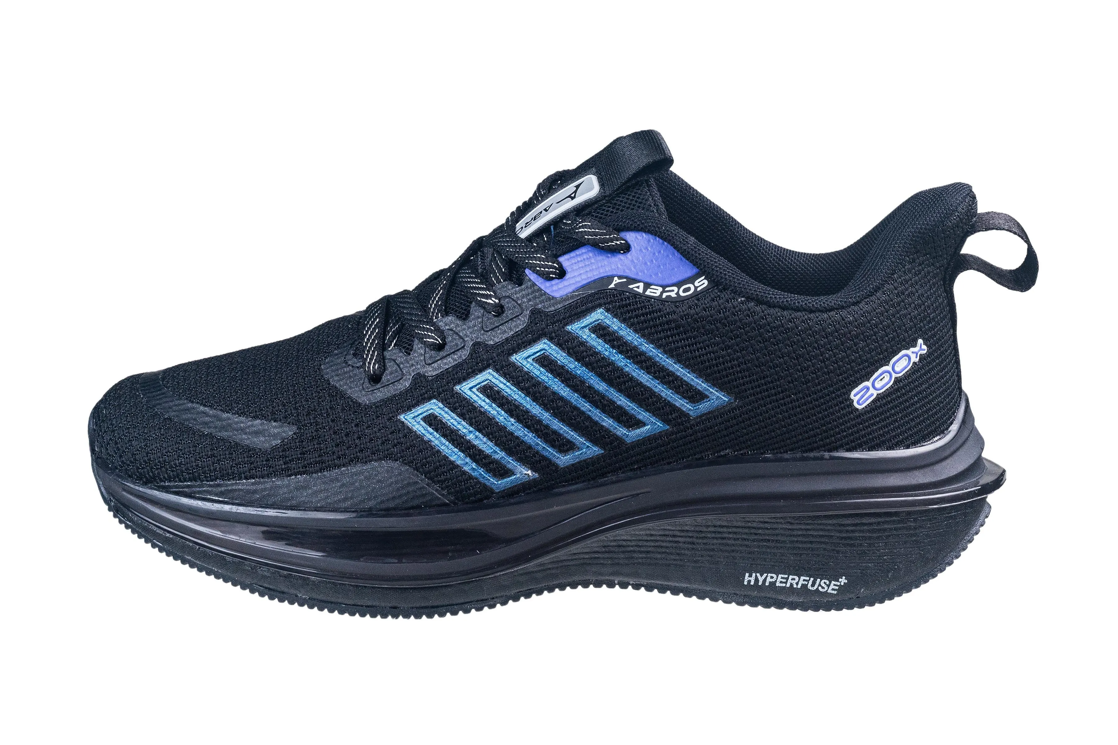 Abros Gents Black / Violet Sports Shoe