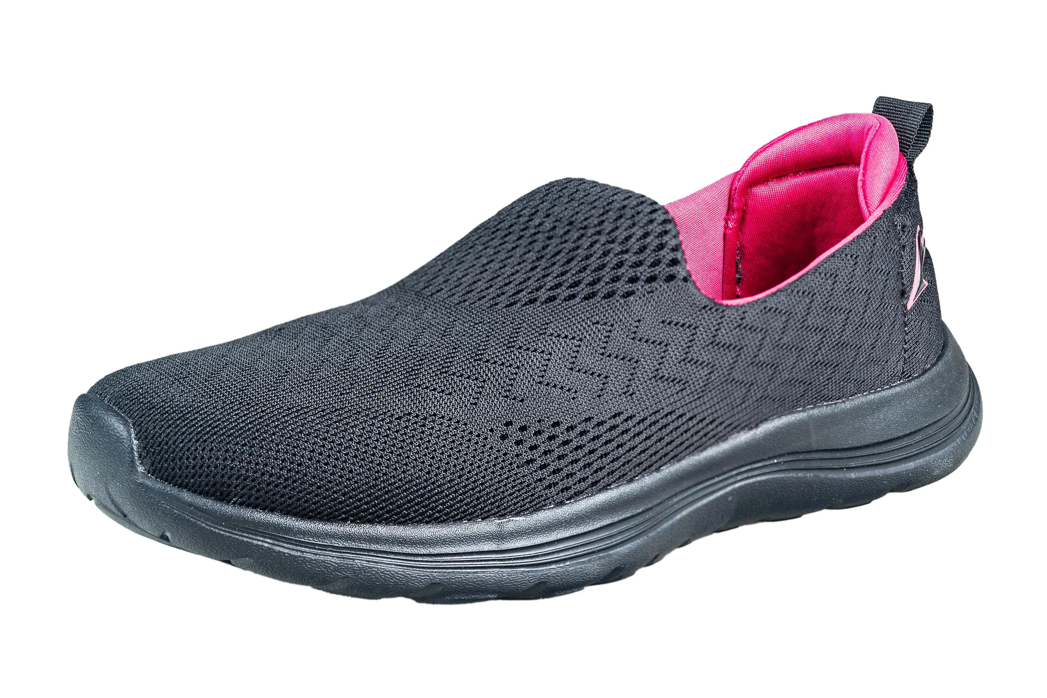 Abros Ladies Black / Fuchsia Sports Shoe