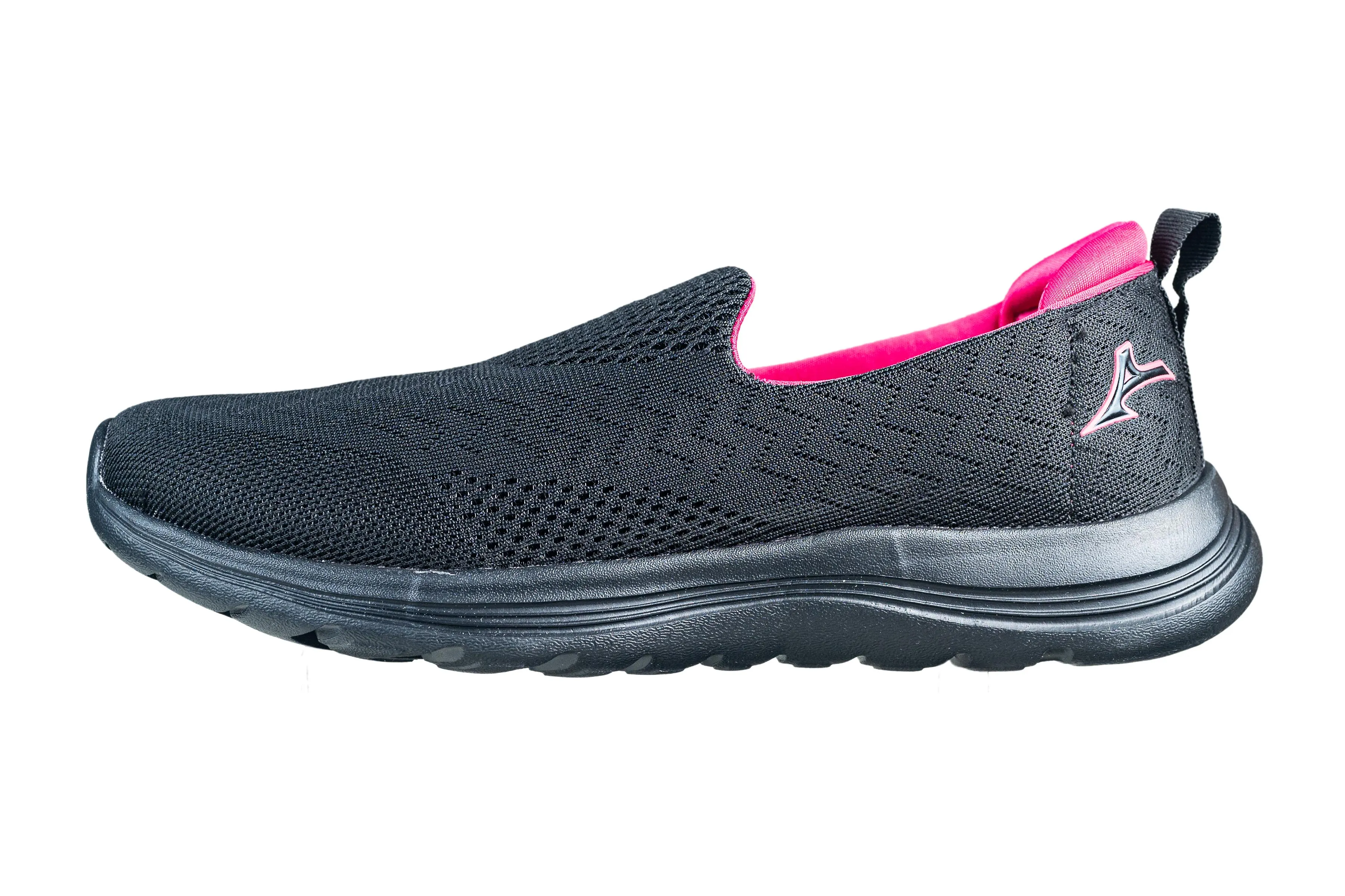 Abros Ladies Black / Fuchsia Sports Shoe