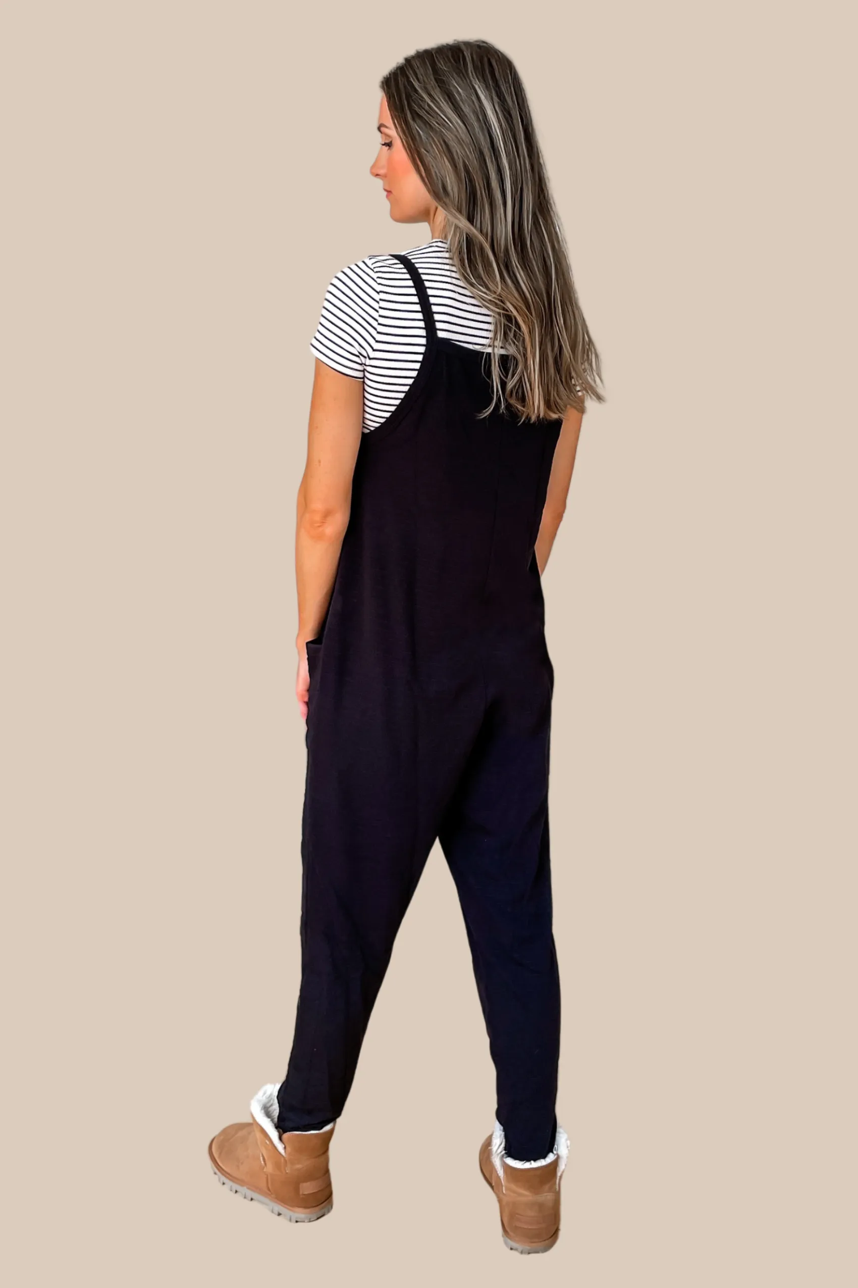 Addison Black Jumpsuit - SALE