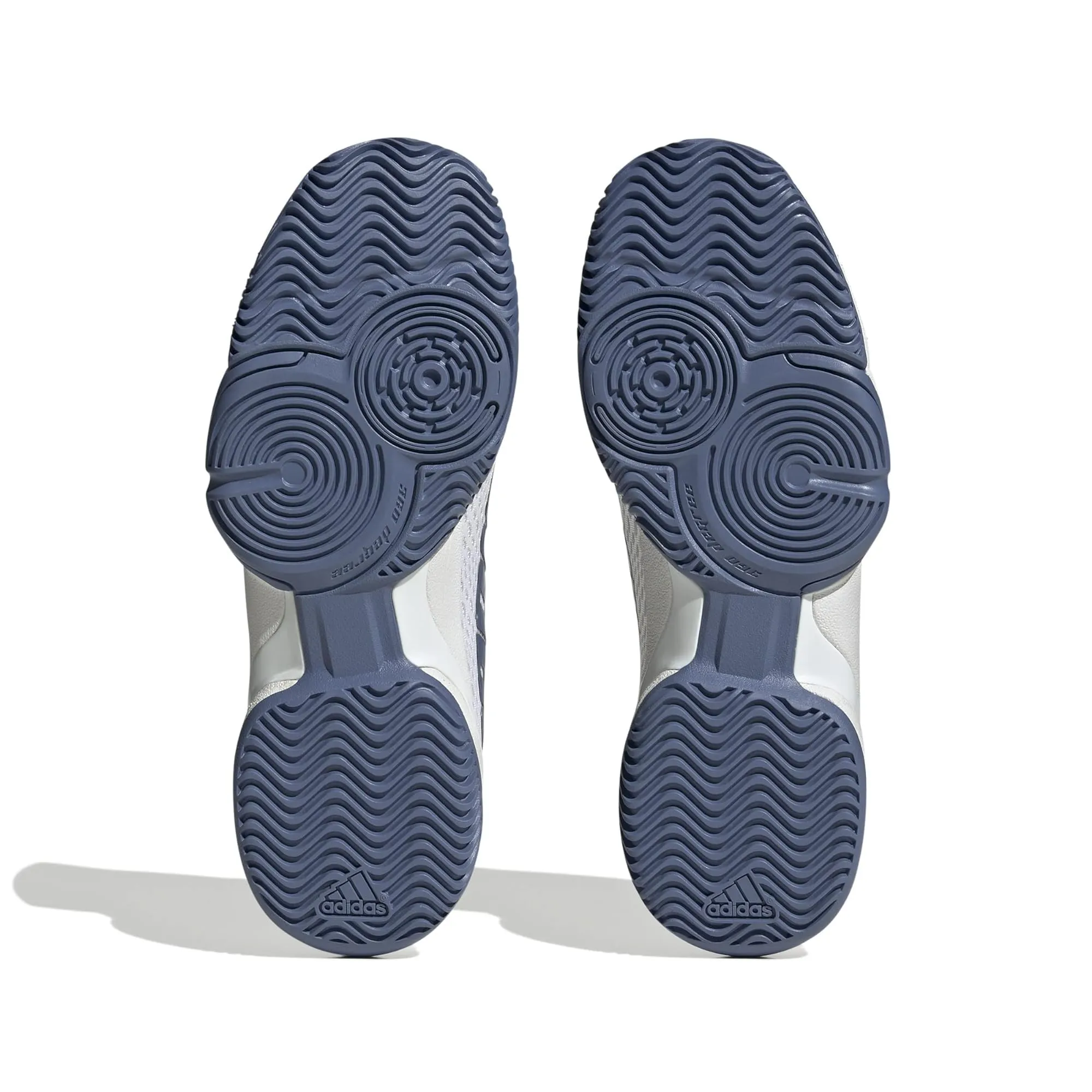 adidas Barricade Tennis (Little Kid/Big Kid) Footwear White/Crew Blue/Crew Blue 4 Big Kid M