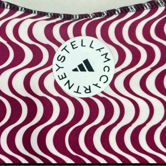 Adidas by Stella McCartney Printed Training Crop Top Size Small