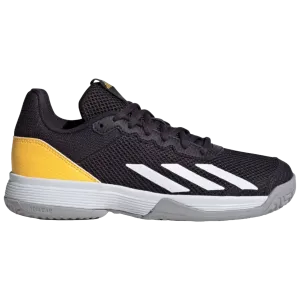 Adidas Kid's Courtflash Black / Cloud White / Spark