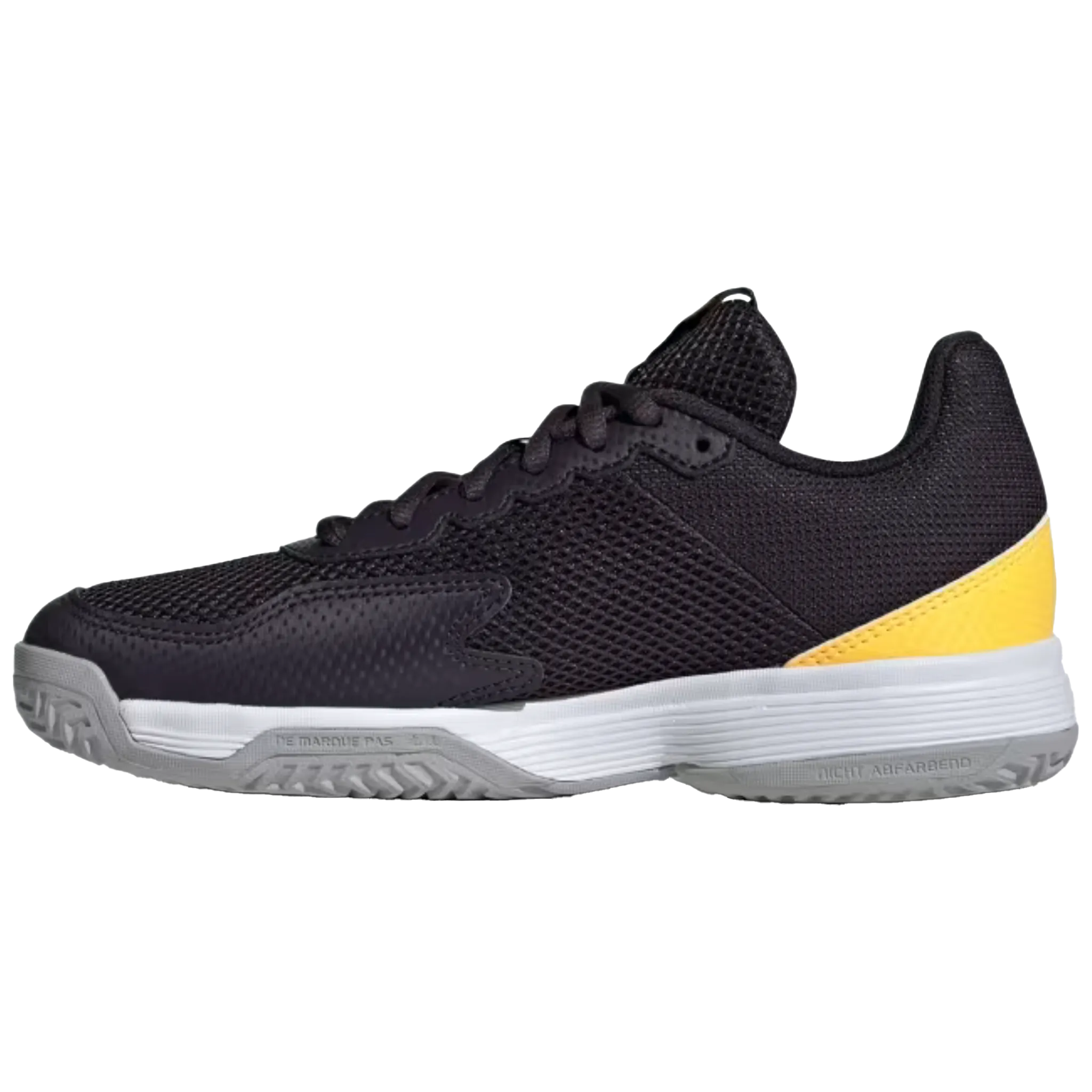 Adidas Kid's Courtflash Black / Cloud White / Spark