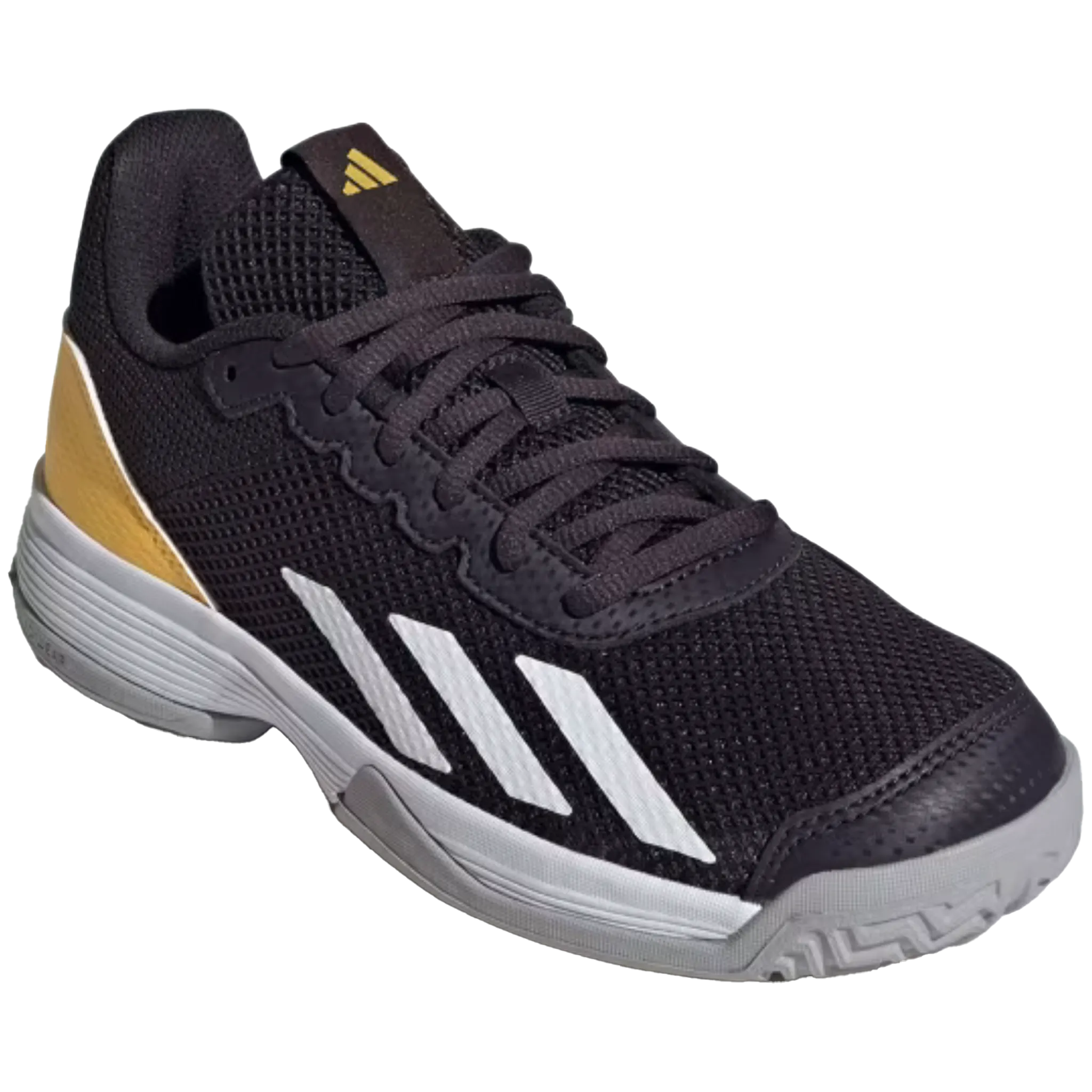 Adidas Kid's Courtflash Black / Cloud White / Spark