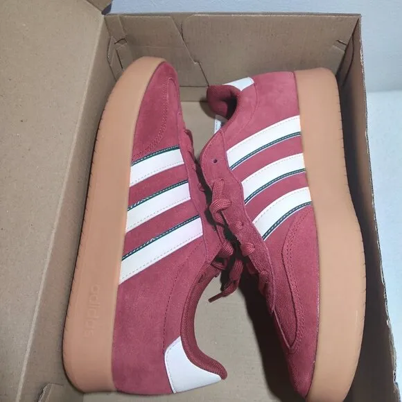 Adidas Men's Size 10.5 Sports BARREDA JP7098 Burgundy Tennis Skateboard New