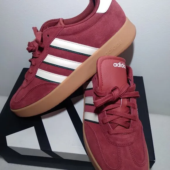 Adidas Men's Size 10.5 Sports BARREDA JP7098 Burgundy Tennis Skateboard New