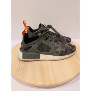 ADIDAS NMD XR1 Primeknit Olive Green Camo Camouflage Cargo Boost Sneakers Mens 8