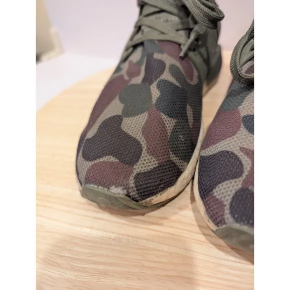 ADIDAS NMD XR1 Primeknit Olive Green Camo Camouflage Cargo Boost Sneakers Mens 8