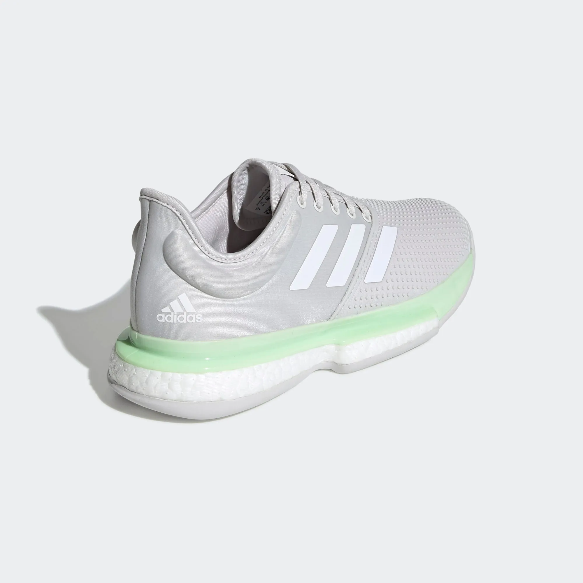 Adidas Solecourt Women's shoes (Glow Green / Cloud White / Grey One)