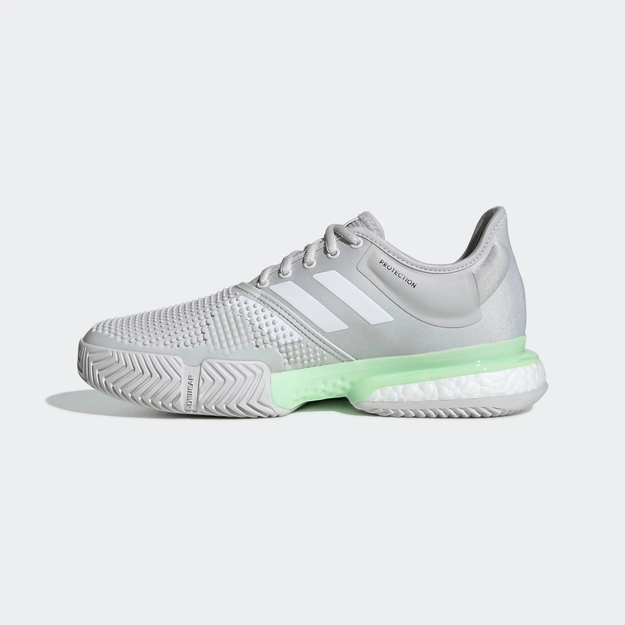 Adidas Solecourt Women's shoes (Glow Green / Cloud White / Grey One)