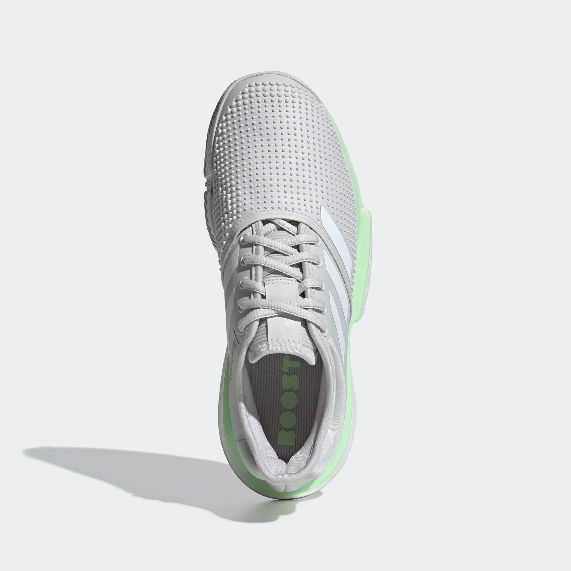 Adidas Solecourt Women's shoes (Glow Green / Cloud White / Grey One)