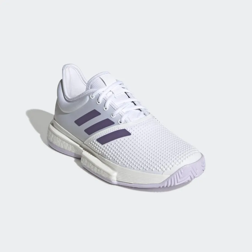 Adidas SOLECOURT Women's tennis shoes (Legacy Purple)