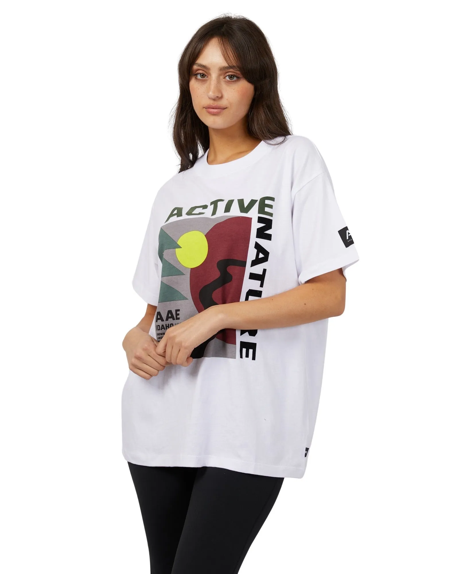 All About Eve - AAE Active National Tee - Vintage White