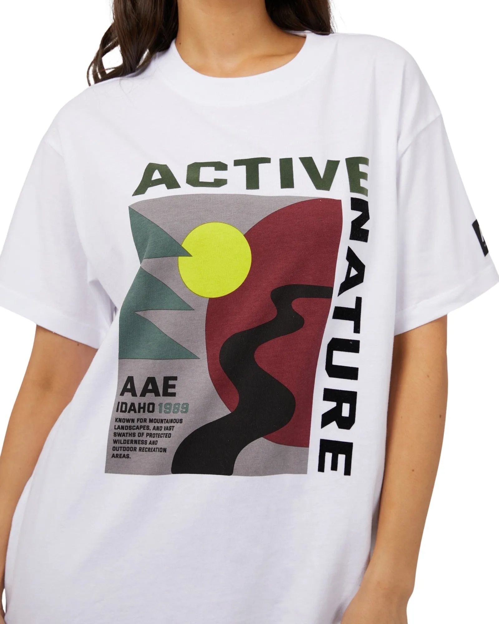 All About Eve - AAE Active National Tee - Vintage White