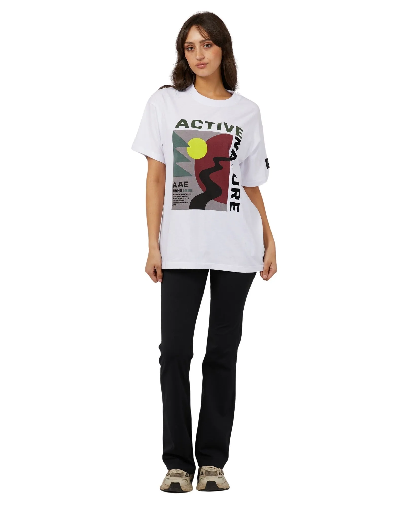 All About Eve - AAE Active National Tee - Vintage White