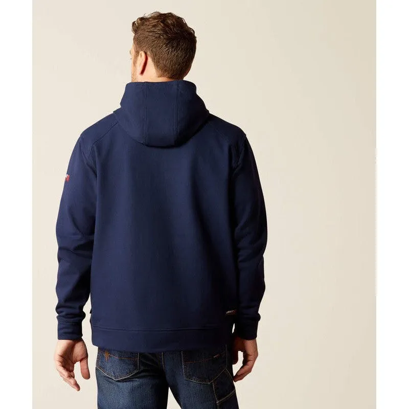 Ariat Men's Flame Resitant Solid Flame Resistant Hoodie Navy - 10052899
