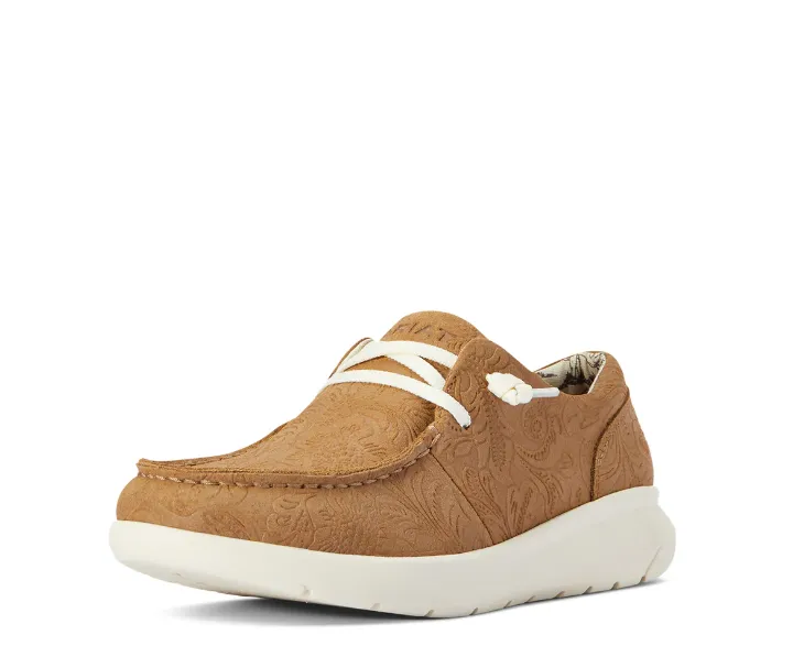 Ariat Womens Hilo Tan Floral Emboss