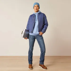 Ariat Women's Rebar Stretch Canvas Bomber Jacket Blue - 10052994